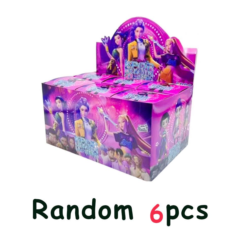 1-6pcs Kpop Demon Hunters Figure Model Toys Cartoon Gaming Peripherals Desk Decoration Collection Figures Model Toys Gifts