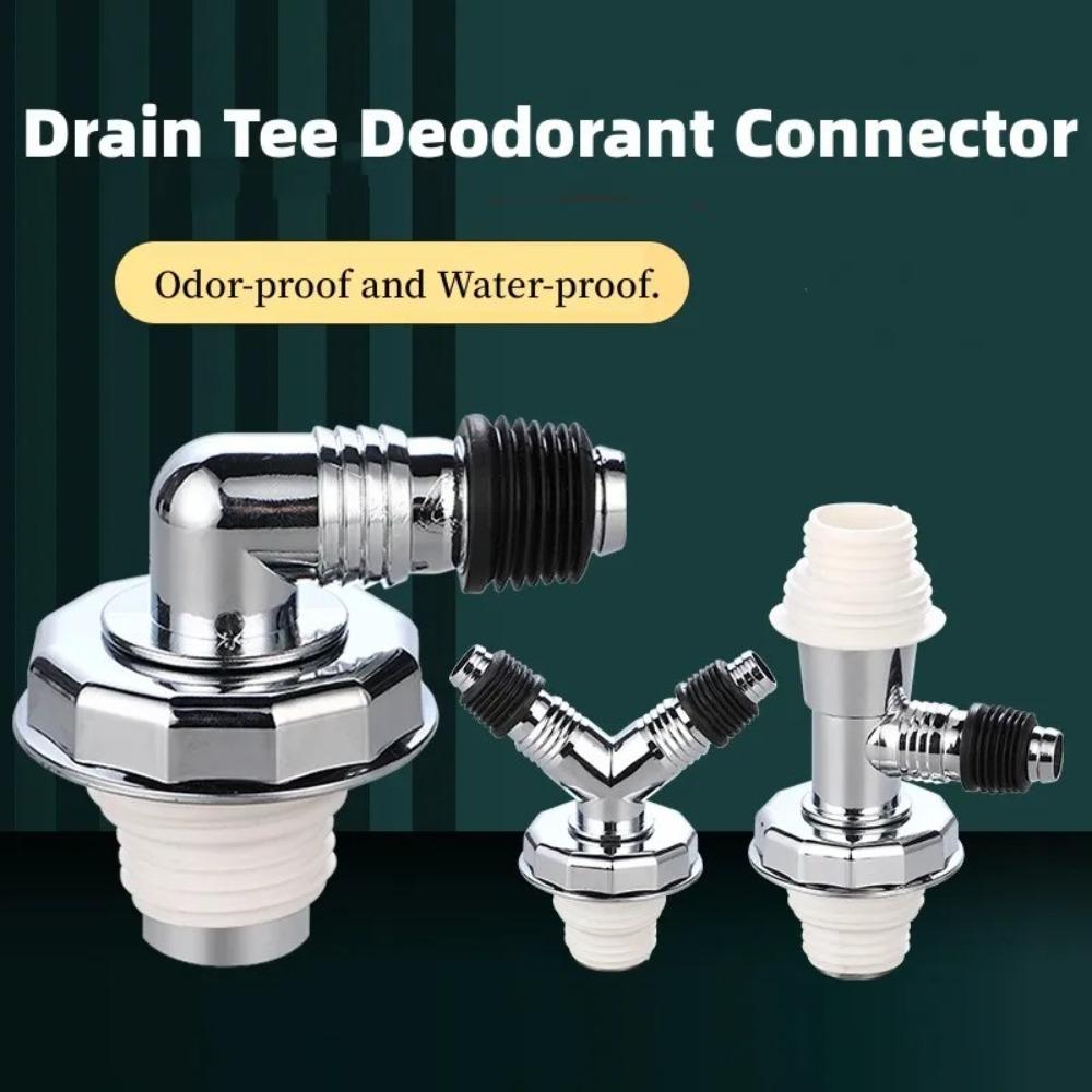 Anti odor Sink Drain Pipe Adapter Drainage Water Pipe Joint  Washing Machine Drainage Supplies