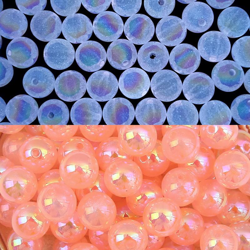 Night Glow Fantasy Ball Beads Fine Sparkling Acrylic for DIY Necklace Bracelet Earring