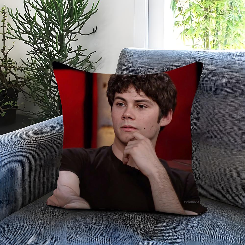 D-Dylan O'BrienS Kissenbezug Bequemer Wende-Kissenbezug Ideal für Auto Sofa Schlafzimmer & darüber hinaus