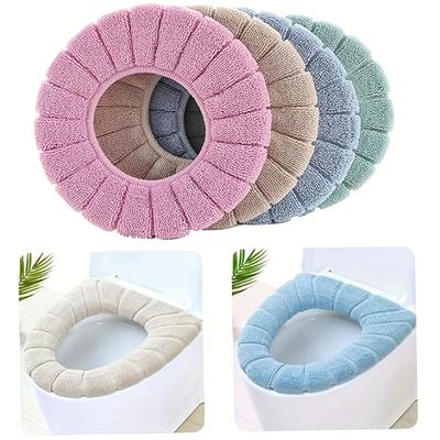 5pcs Super Soft Washable Toilet Seat]leakage Prevention Universal Home/travel/commercial Toilet Seat Cover Four Seasons Applicable