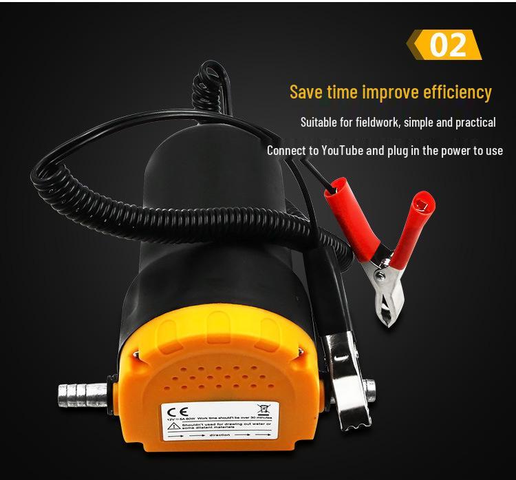 12V/24V Electric Self-Priming Diesel Oil Extractor Pump