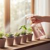 500ml Gießkanne im Säulendesign für die Hausgartenarbeit, Pflanzenpflege-Werkzeug mit PP-Sprühkopf und PET-Körper