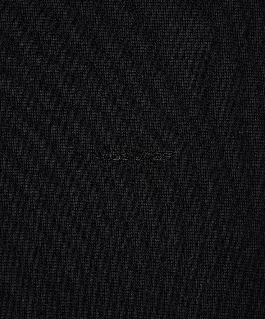 NODE LABS Dev:10 Henley Neck Long Sleeve T-Shirt_Black