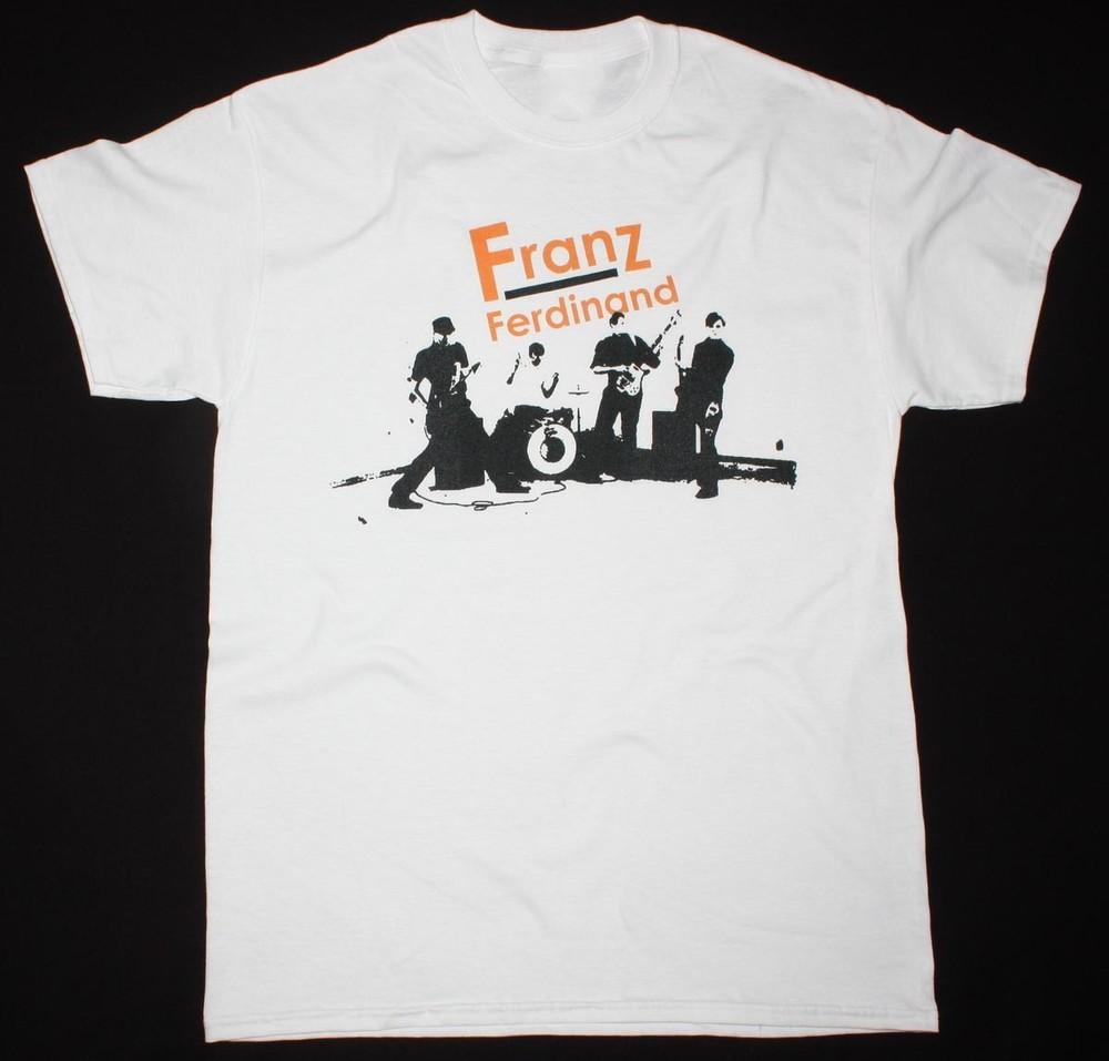 FRANZ FERDINAND BAND INDIE ROCK Heavy Cotton White S-5XL T Shirt TT516 Unisex T-Shirt S