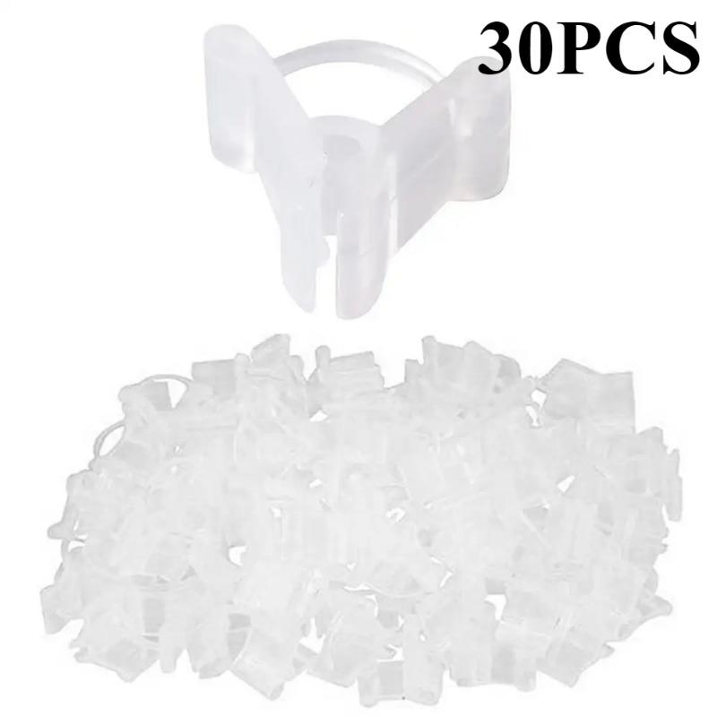 20/30/50PCS Plant Grafting Clips Mini Plastic Vegetable Fruits Plant Vine Bind Clamps Fruits Seeding Supports Connector Fixing Clips