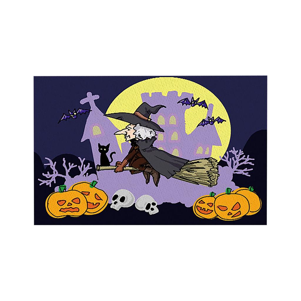 Duch, Kot, Halloween Meal Mat Zestaw 4, Sezonowy, Jesienny Mat Stołowy