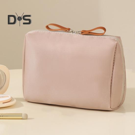 Portable Storage Bag Makeup Organizer Zipper Closure Large Capacity Waterproof Travel Makeup Pouch for Women