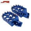 CNC Aluminum Non-Slip Foot Pegs with Spikes for PW50/80 TW200 Off-Road Motorcycles