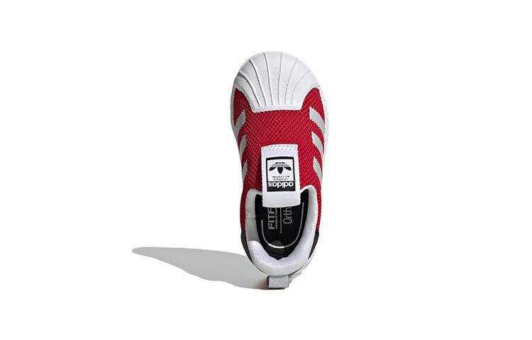 adidas Originals SUPERSTAR 360 Casual Low Top Skateboard Shoes Red Infant And Toddler GZ5036