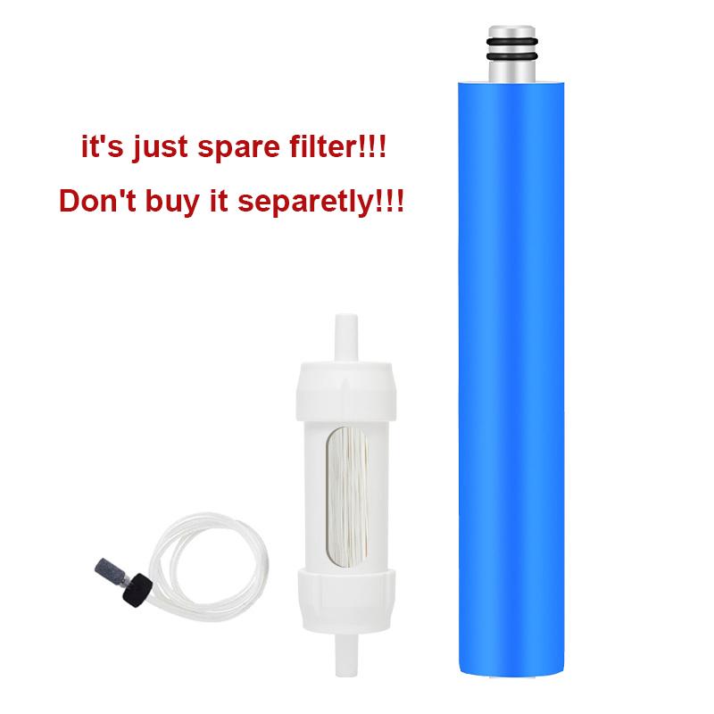 Filterwell Portable Hand Pump RO Water Filter Purifier Reverse Osmosis Outdoor Emergency Survival Kit for Hiking Camping Travel