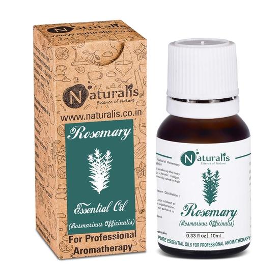 Naturalis Essence of Nature Rosemary Essential Oil for Skin, Muscle & Joints, Anti-Dandruff, Hair Conditioner, Pure  - 10ml 10ML