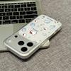 KT Cat Pattern iPhone 17/16PRO Large Window Phone Case