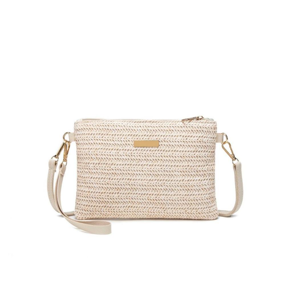Handheld Bag, Fashionable Grass Woven Shoulder Bag, Mobile Phone Bag, Woven Niche Bag, Women's Shoulder Bag, Crossbody Bag