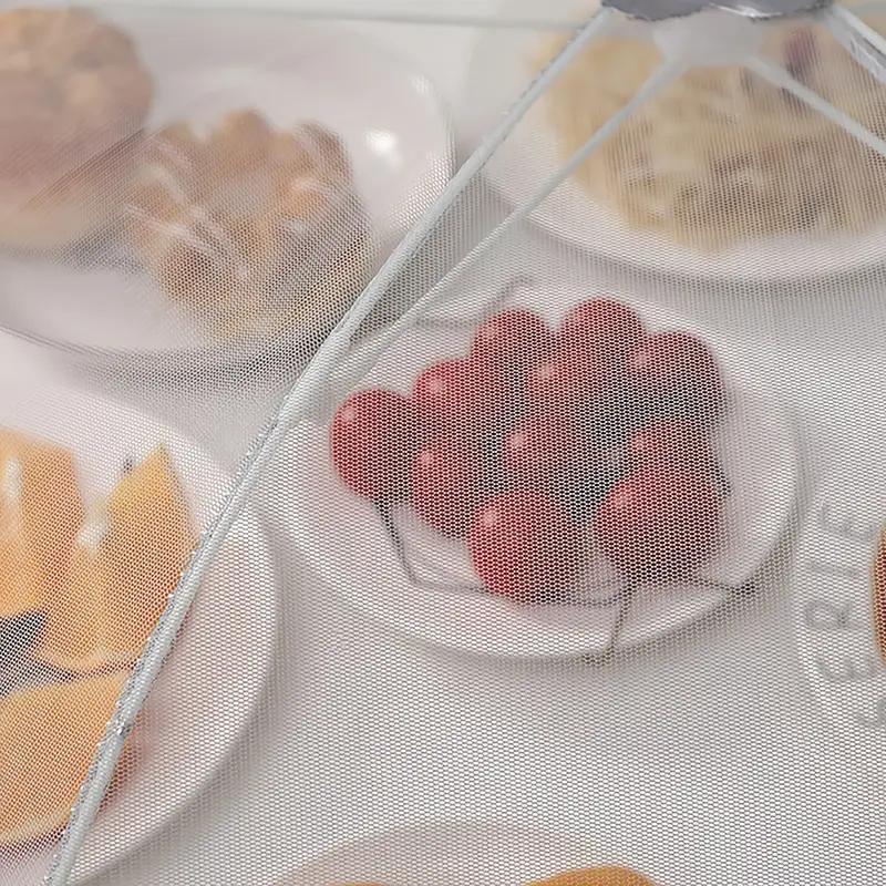 Multifunctional Household Kitchen Lace Vegetable Cover Food Cover Vegetable Cover Folding Dining Table Vegetable Cover Mesh Vegetable Cover