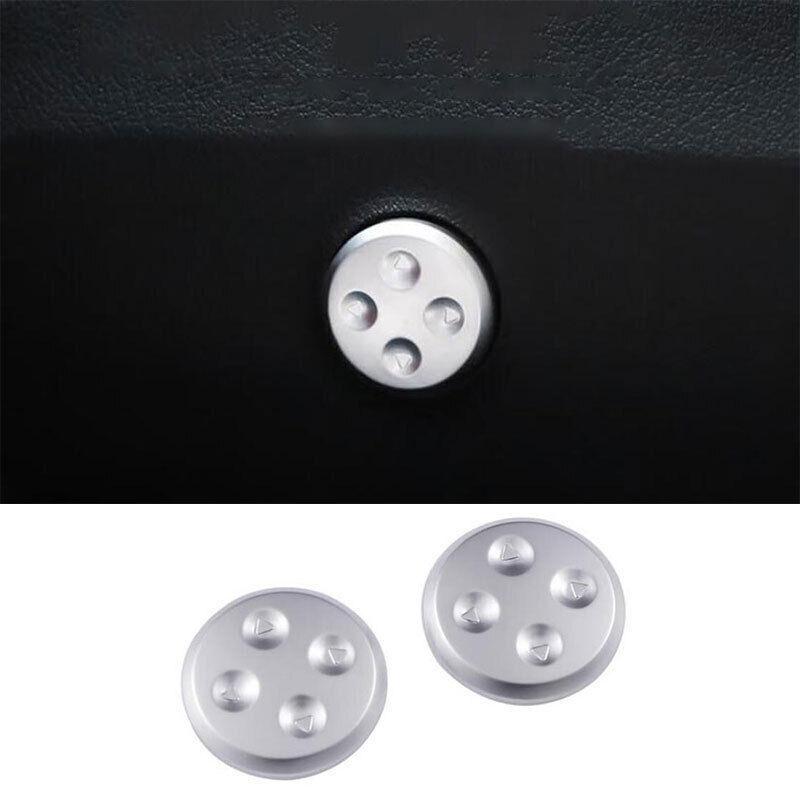 Fit For Benz EQE EQS - Matte Silver Seat Adjust Handle Button Cover Trim