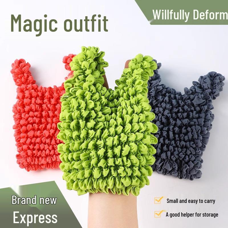 Eco-Friendly Retractable Tote: Large-Capacity Pleated Shopping Bag with High-Value Design