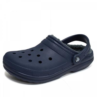 Klassische gefütterte Clogs Herren Damen Winterschuhe Marine 203591 459