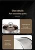 Stainless Steel 304 Large-Capacity Deep Fryer with Strainer and Double Handles, Anti-Scald Design