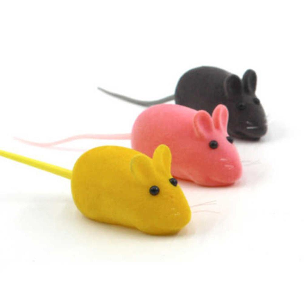 10Pcs Cartoonish Rodent for Pets Stimulates Curiosity Flashy Tones Keeps Cat Dog Busy Prevents Furniture Damage cat toys