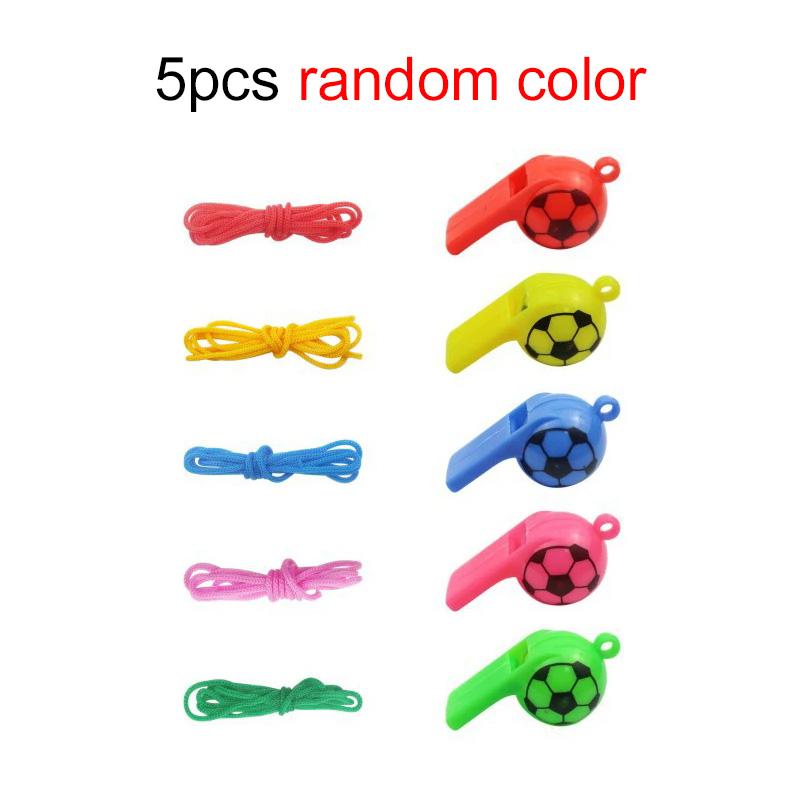 5~10pcs Whistle Plastic Mini Horn Cheerleading Supplies Sports Competition Soccer Basketball Cheerleading Referee Whistles TMZ
