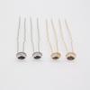 Gold U-Shaped Hairpin Bridal Headpiece, Korean Style, 6cm Hair Styling Tool and Accessory