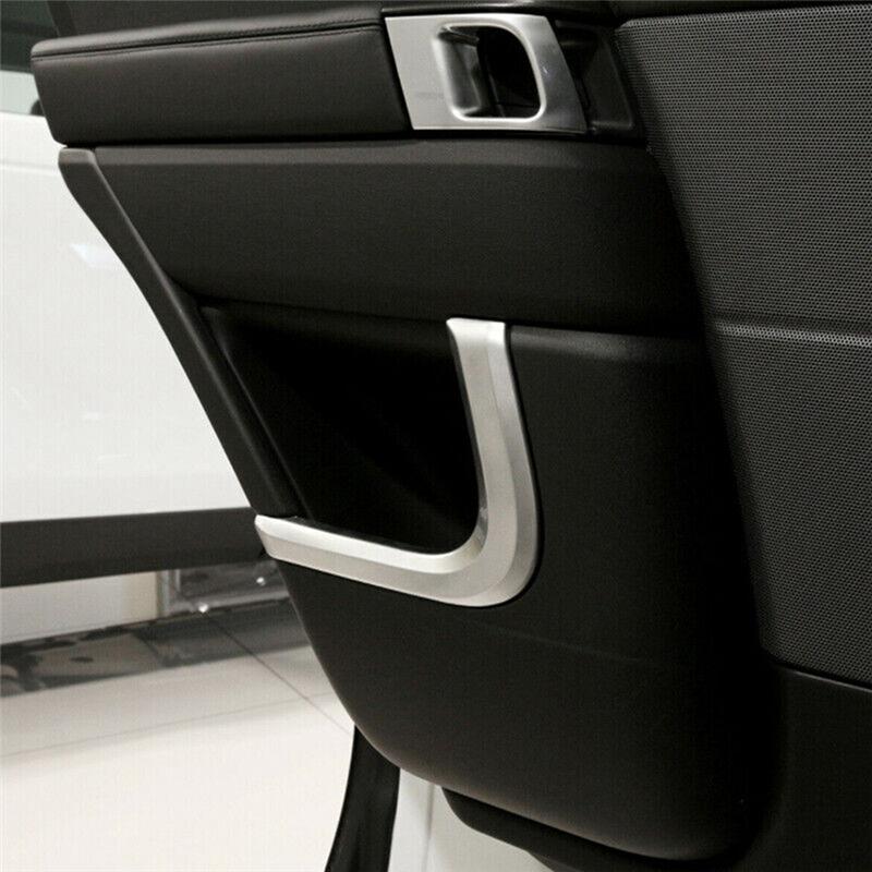 Silver Car Inner Door Moulding Strip Trim For Land Rover Range Rover Sport 2014- Replacement Spare Parts Accessories