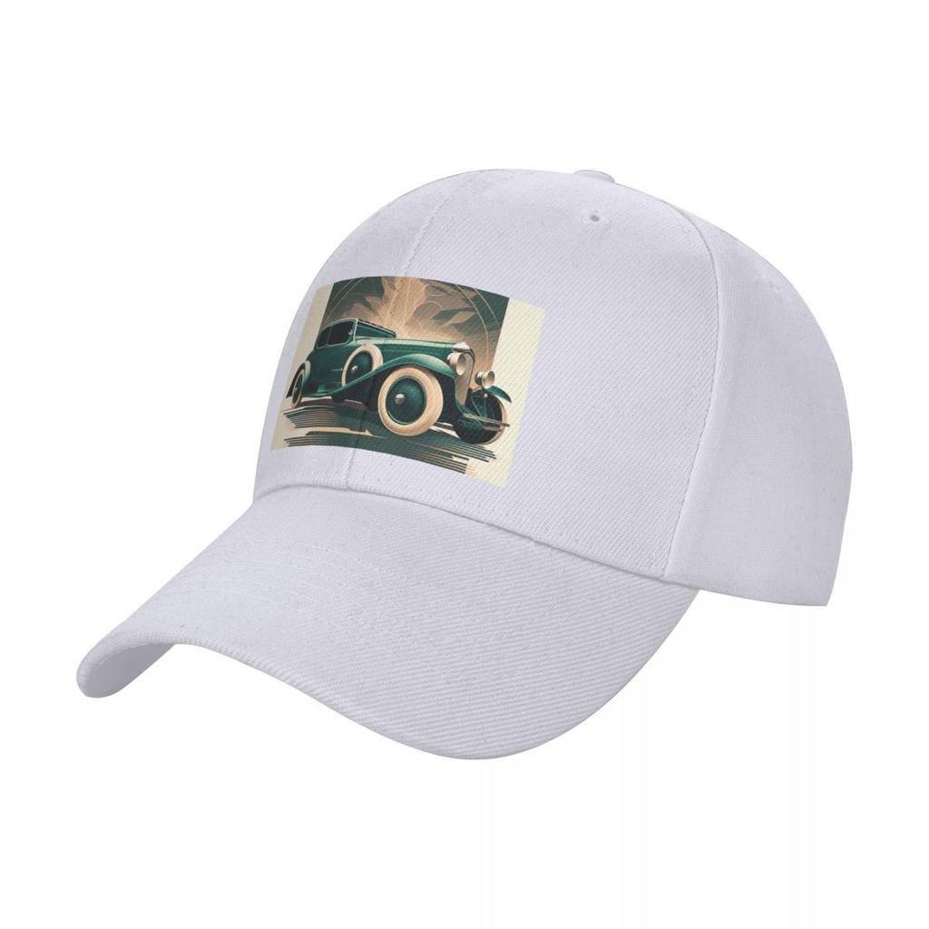 Art Deco Style Cars Baseball Cap Beach Fashion  Hat Men Women Hats Mens