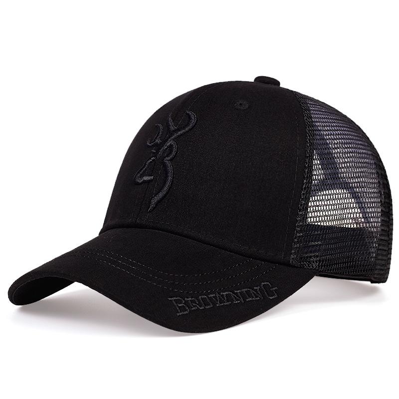 

Embroidered Totem Baseball Hat, High Quality Hip Hop Outdoor Mesh Hat, Sunshade, Breathable Truck Hat Adjustable