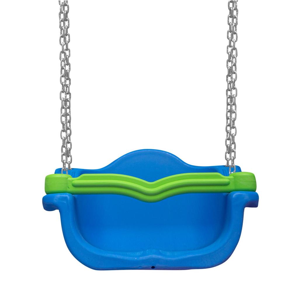 King Bucket Swing With Chain - Blue