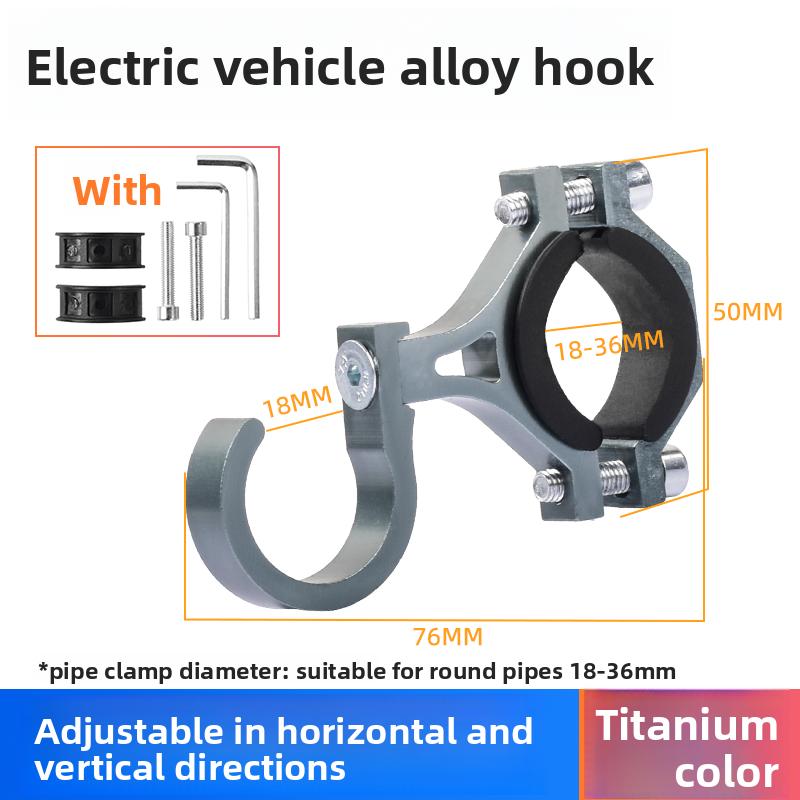 Universal Front-mounted Electric Vehicle Hook, Multi-functional Motorcycle Bicycle Without Drilled Helmet Buckle