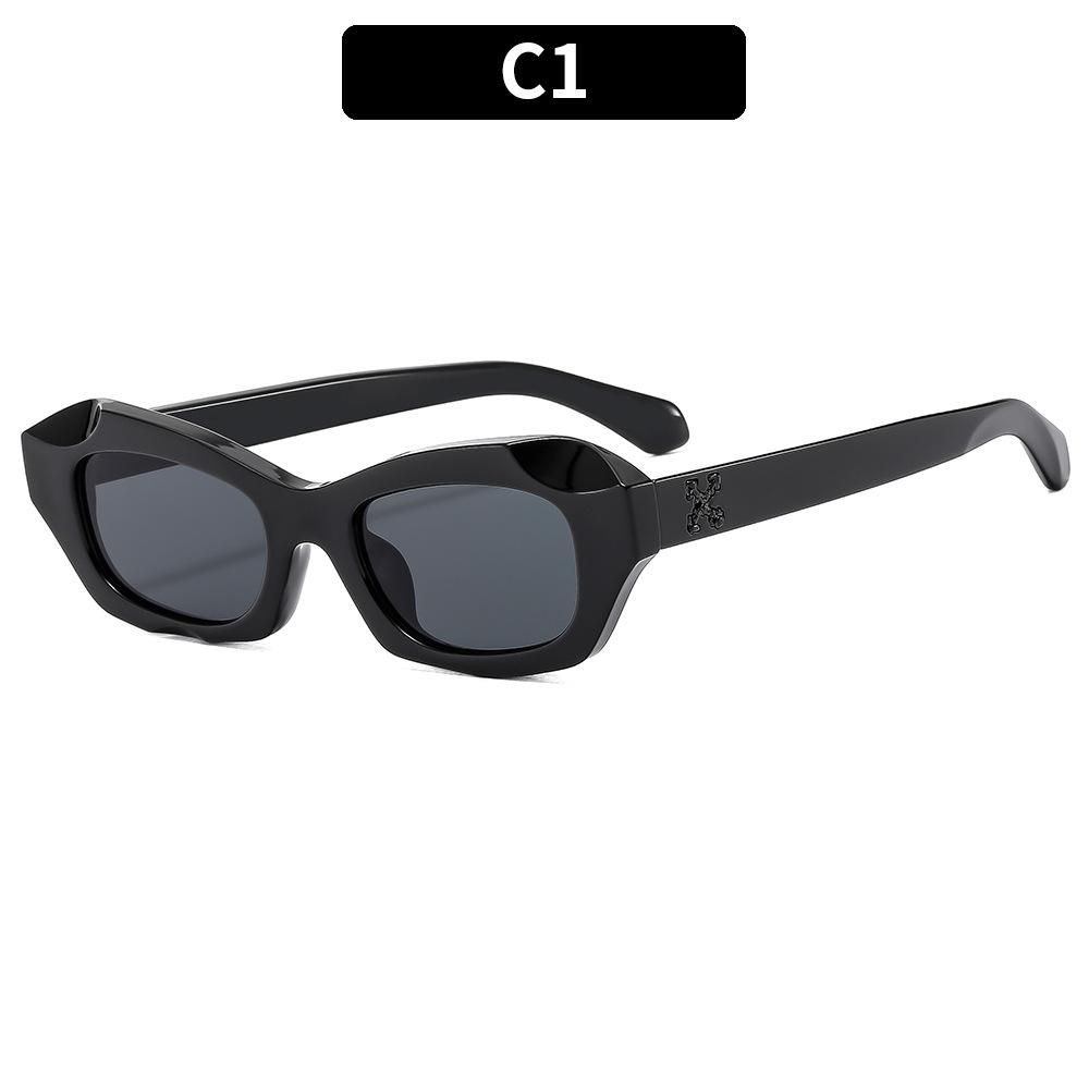 JYL TS Sunglasses Cat Eye Contrast Show Women/89167 B-4659 малиновый
