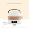 2LCapacity Food Warmer Rechargeable Hot Meal Container Portable Electric Heated Lunch Box  School