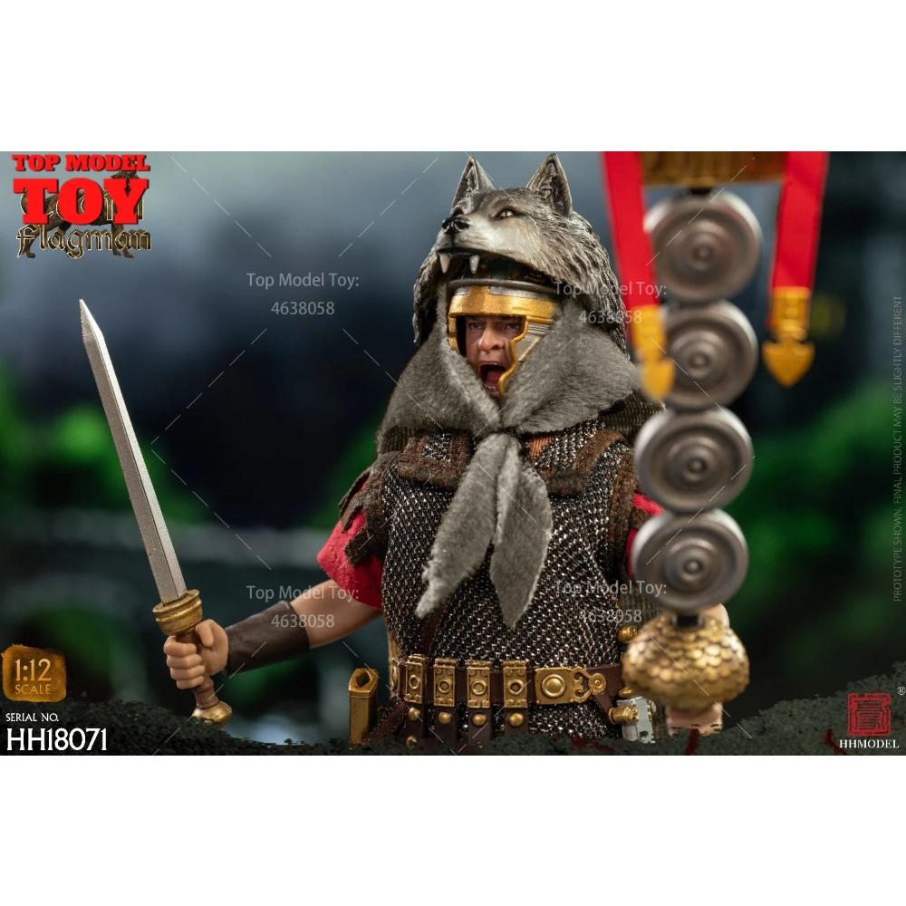 HHMODEL HH18069 HH18070 HH18071 1/12 Imperial Legion Centurion Flagbearer Male Soldier Model 12'' Action Figure Full Set