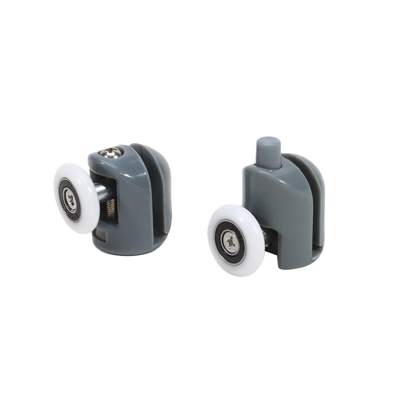 2 Pcs Shower Door Rollers Curved Double Doors Top Shower Door Rollers Pulleys Wheels Runners Bathroom Double Wheel