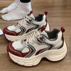 New Women Vintage Sneakers Casual Outdoor Personalized Design Shoes Comfortable Lace Up Platform Running Sneakers Sports Shoes