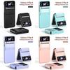 Stylish And Trendy Pc Hard Shell Case For Samsung Z Flip4/3 Fashionable And Creative Flip Screen Protection