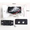 12 Volt USB Socket with  , Dual Port Quick USB   Adapters (PD&Type-C), for Cars Bus RV Boat ATV Truck (Panel Mount)