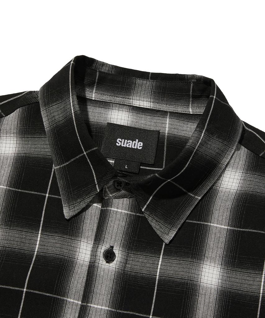Seuweideu Check Short Sleeve Shirt [Black]