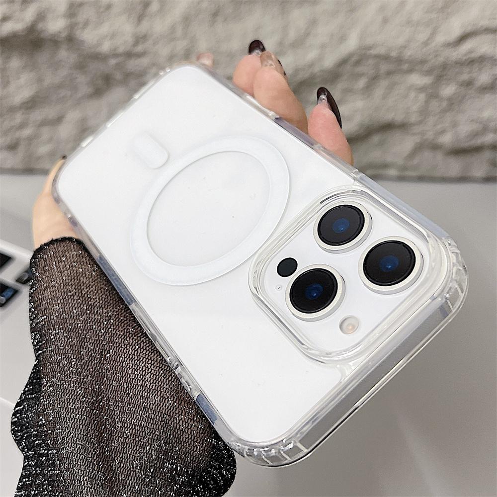 

Original Magnectic Magsafe Case For iPhone 17 16 15 14 13 12 11 Pro Max XS XR 16 15 14 7 8 Plus Mini For Wireless Charging Cover For iPhone 12 Pro