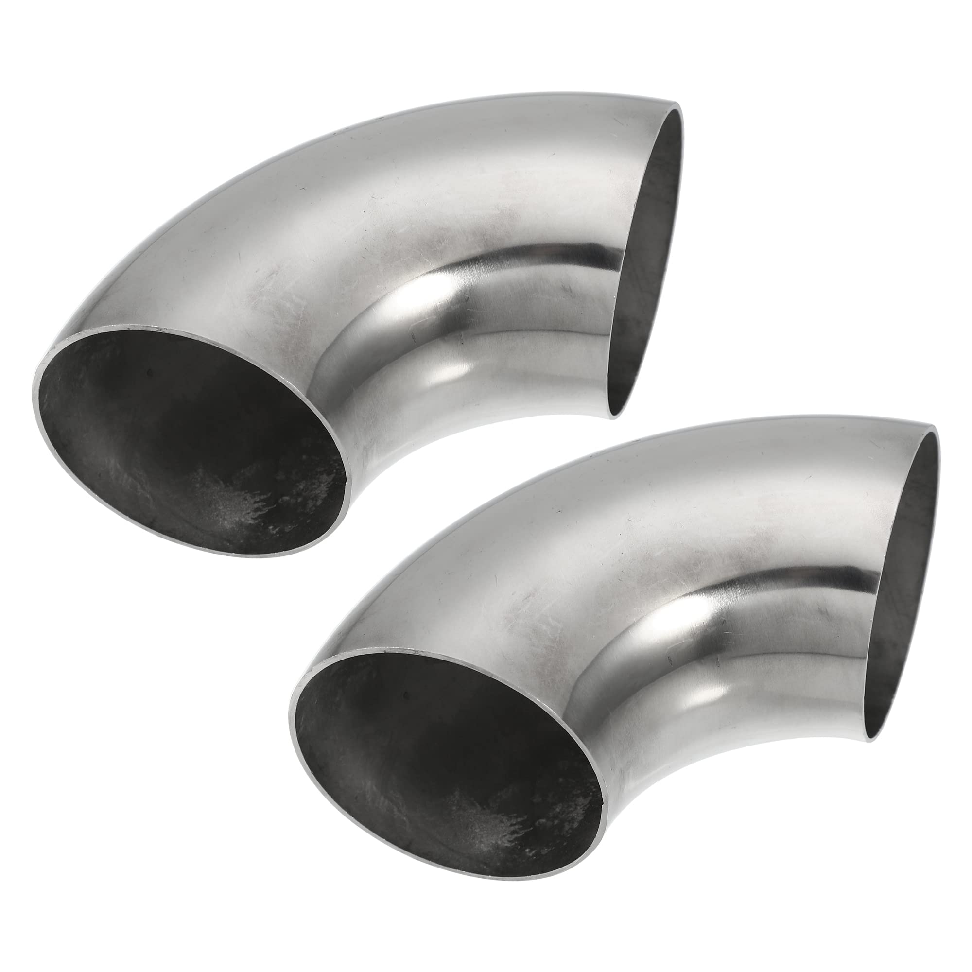 

uxcell SS304 Stainless Steel 90 Degree Mandrel Bend Elbow Exhaust Elbow Pipe for Car 7cm