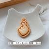Valentine's Day Cookie Cutters Mini Cartoon Biscuit Mold Rose Flower Heart-shaped Cookie Stamps Household Pressable Baking Mold