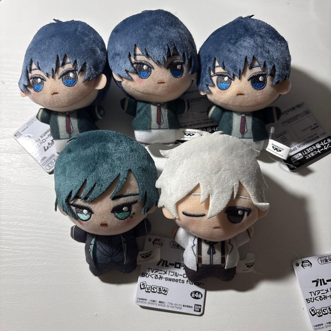 Blue Lock Chibi Plush Sweets Flavor Itoshi Rin Nagis Seishiro Kiyosuke