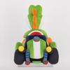Sanei Boeki Super Mario & Mario Kart World Yoshi Plush Toy, W17 X D27 X H23cm (MKW02)