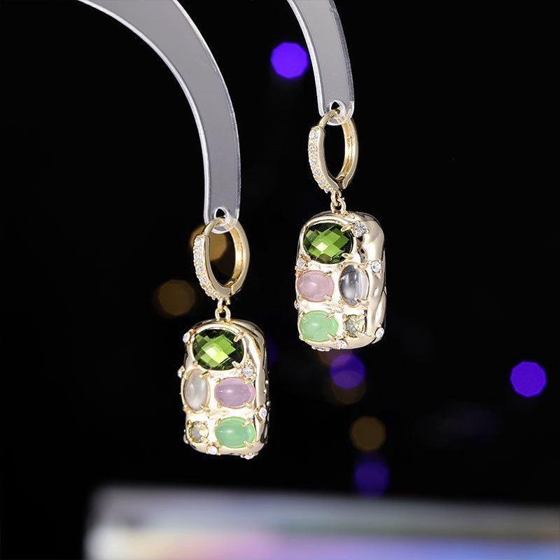 

Женские серьги с элегантной подвеской, дизайн в стиле легкой роскоши, модные и универсальные, нишевый дизайн, повседневные аксессуары