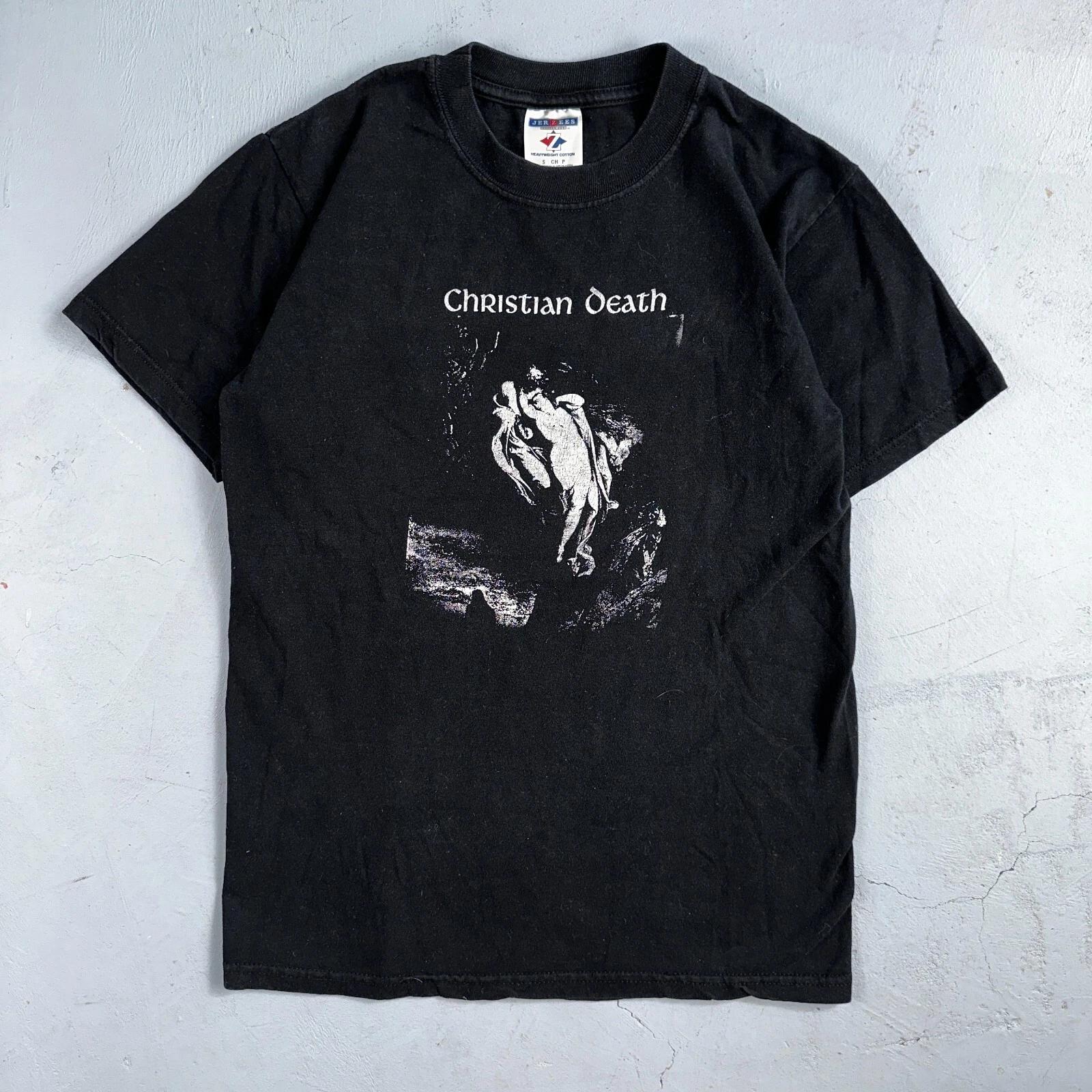 Vintage RARE 90s Christian Death Rozz Williams Goth Industrial Metal Band Tee 2XL