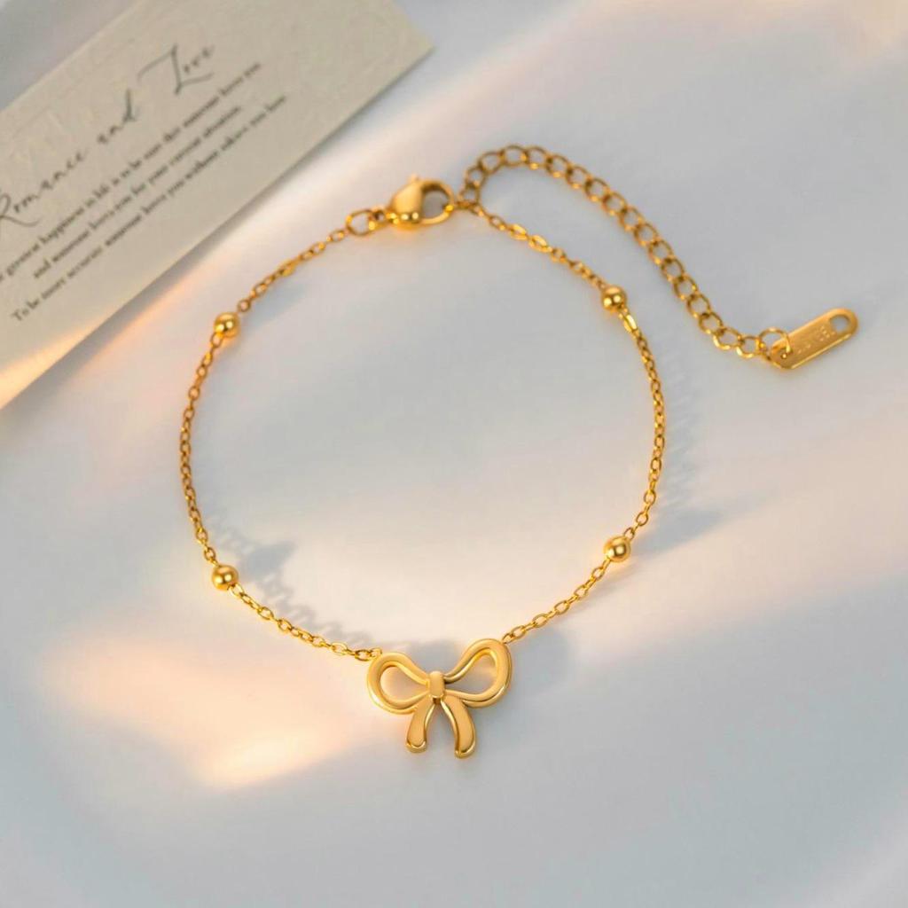 Sweet Princess Titanium Steel Bead Necklace: Fashionable and Versatile Jewelry for Women