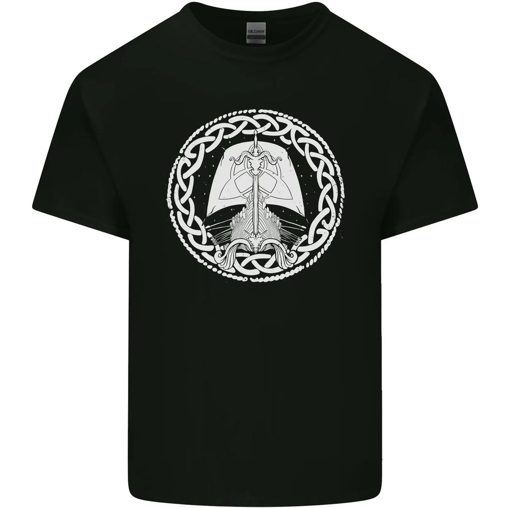 A Viking Ship Thor Odin Valhalla Kids T-Shirt Childrens