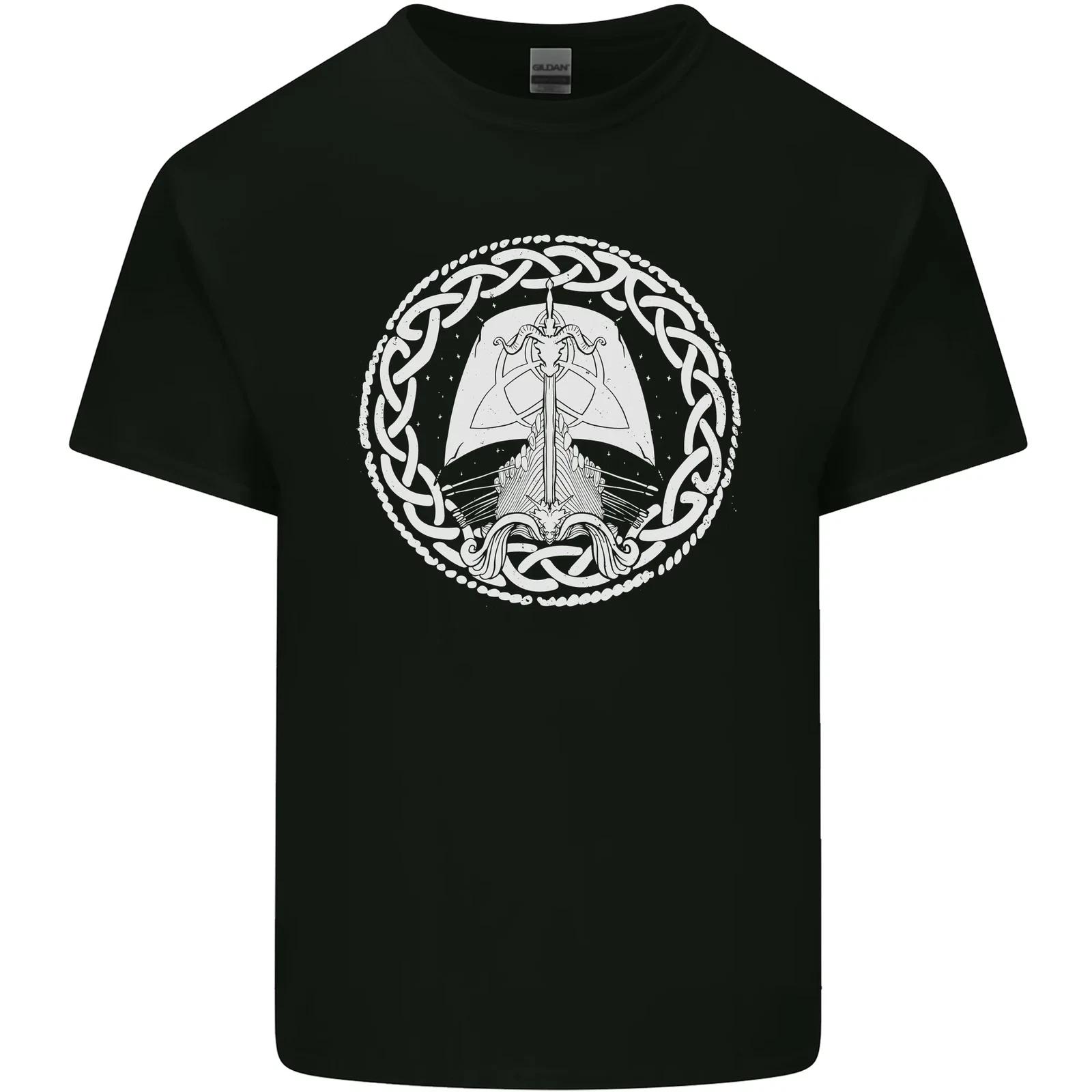 A Viking Ship Thor Odin Valhalla Kids T-Shirt Childrens M