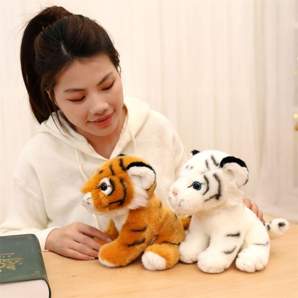 Collection Tiger Stuffed Doll Fluffy Forest Tiger Pillow Dolls  Kids Birthday Christmas